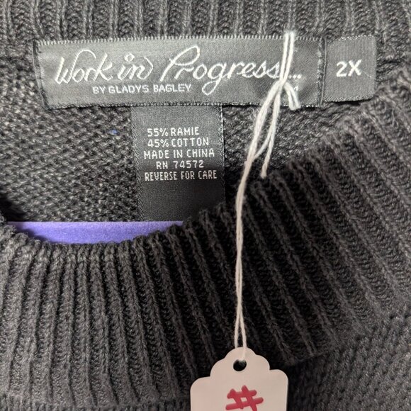 Work in Progress by Gladys Bagley Christmas Sweater – Women’s 2X - Picture 3 of 3
